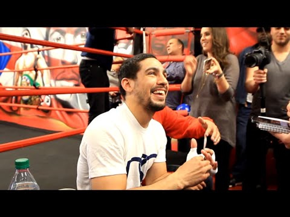 Danny Garcia "Marcos Maidana at 147 is a good fight. Styles make fights, my style kicks their butts"