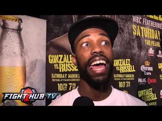 Gary Russell Jr "If Gonzalez is looking for that left hook, i'm going right to him"
