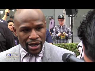 Floyd Mayweather on if victory over Manny Pacquiao would be highlight of career