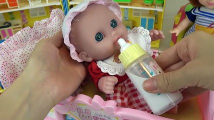 Baby Doll poops diaper change & baby sitter play toy-677Nlv1538c