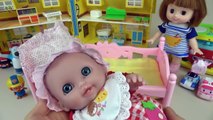 Baby Doll poops diaper change & baby sitter play toy-677Nlv1538c