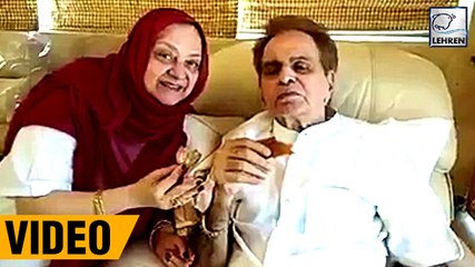 Dilip Kumar's First LIVE VIDEO With Wife Saira Banu