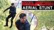 Tom Cruise's AERIAL STUNT For Mission Impossible 6 | Tom Cruise In Harness Shooting 'MI 6 : Gemini' Stunt