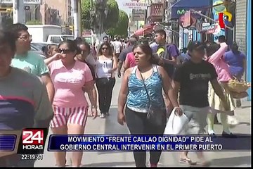 Piden al Gobierno intervenir en el Callao