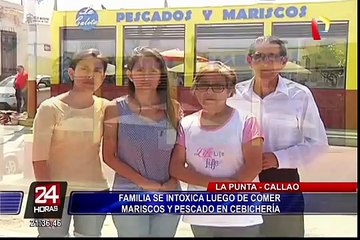 Familia intoxicada reafirma denuncia contra cevichería en La Punta