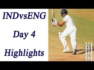 India vs England, 5th Test day 4 Highlights, Karun Nair shines all day long | Oneindia News