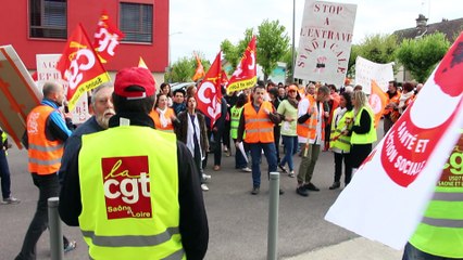 Grève personnel Ehpad départemental Creusot