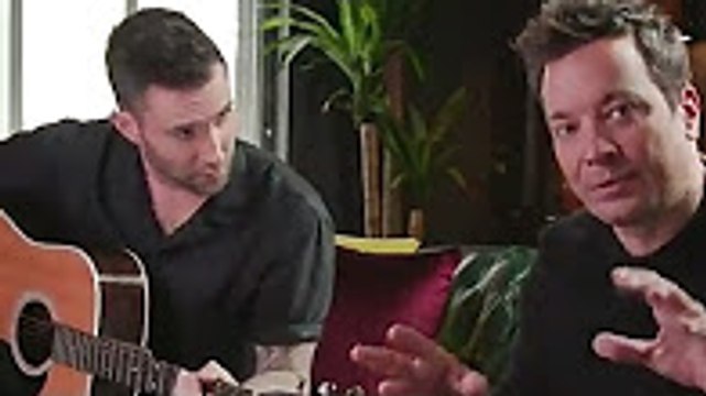 Jimmy Fallon with Adam Levine
