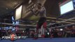 Keith Thurman vs. Robert Guerrero- Guerrero open workout-MGM Grand