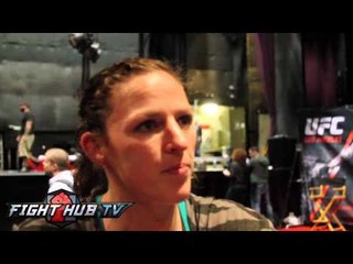 Sarah Kaufman "Rousey comes into fights fighting for her life; You're just not ready for it"