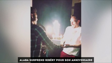 Alaba fait une jolie surprise à Ribéry pour son anniversaire