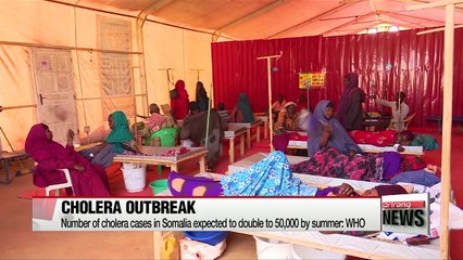 Number of cholera cases in Somalia expected to double to 50,000 by summer: WHO
