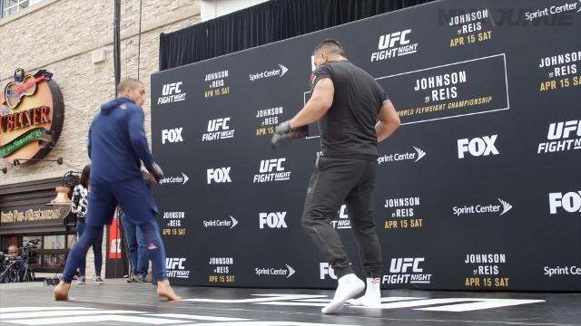 Highlights from the UFC on FOX 24 open workout: Robert Whittaker