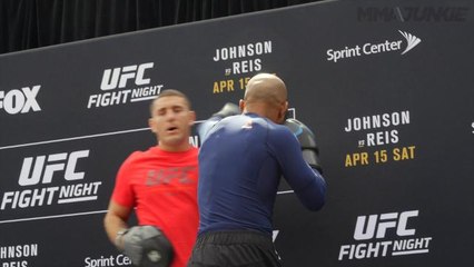 Highlights from the UFC on FOX 24 open workout: Wilson Reis