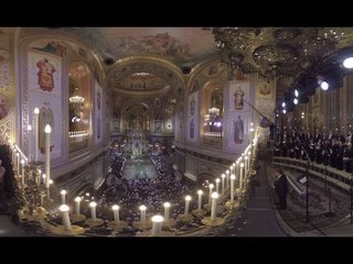 Orthodox Christmas in 360: Midnight service at Christ the Savior Cathedral in Moscow