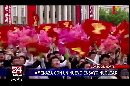 Corea del Norte amenaza con nuevo ensayo nuclear