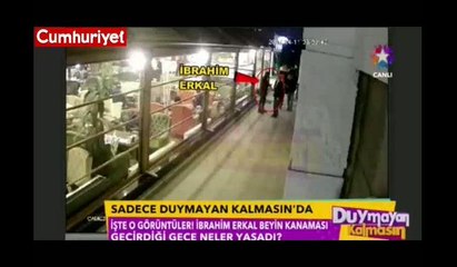 İbrahim Erkal'ın beyin kanamasından önceki son görüntüleri