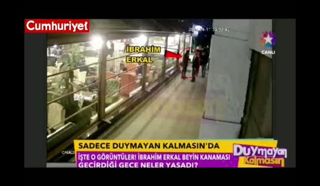 İbrahim Erkal'ın beyin kanamasından önceki son görüntüleri