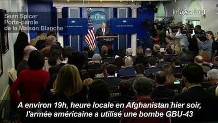 Les USA larguent "la mère de toutes les bombes" en Afghanistan