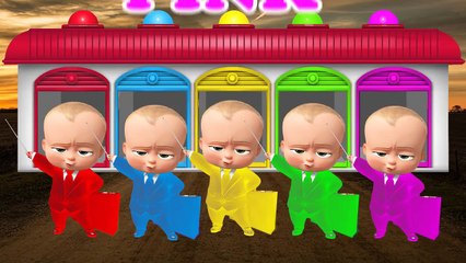 Colors For Children to Learn With Boss Baby - Colors For Kids To Learn Video