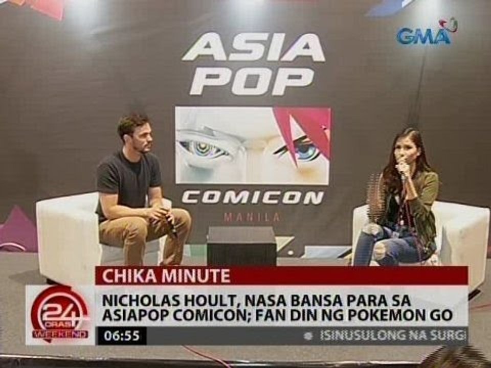 24 Oras: Nicholas Hault, nasa bansa para sa Asiapop Comicon
