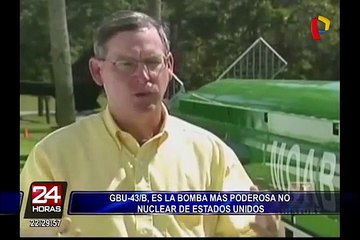 GBU-43/B, la bomba no nuclear más poderosa de Estados Unidos