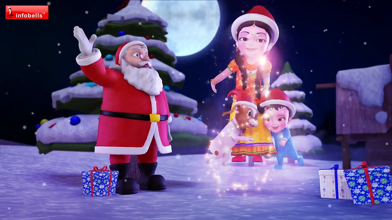 Jingle Bells _ Telugu Rhymes for Children _ Infobellsrewr35345 video