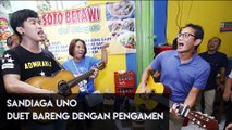 Sandiaga Uno Duet Dengan Pengamen