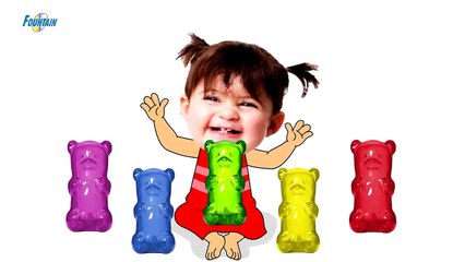 Bad Baby crying and learn colors-Colorful Gummy Bewr435345V)