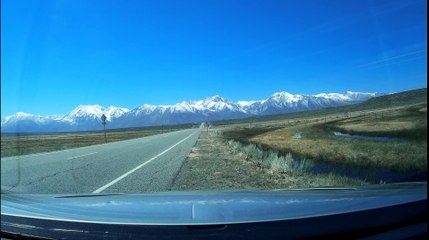 Approaching Mammoth Lakes, California