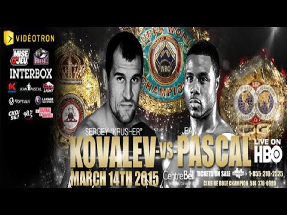 Sergey Kovalev vs Jean Pascal- Pascal "Leave that Vada shit alone!" - Full Media Call