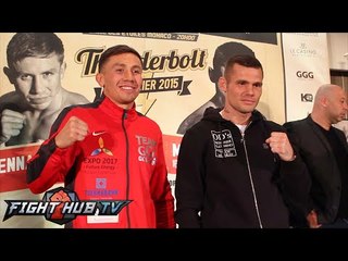 Gennady Golovkin vs. Martin Murray full video- final press conference + Face Off