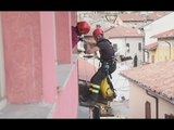 Norcia (PG) - Terremoto, lavori in via Forti (14.04.17)