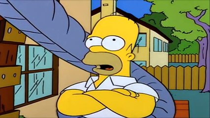 Los Simpson: Ya he estado en la boca de un elefante, y en la de un bigfoot