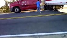 stupid truck driver