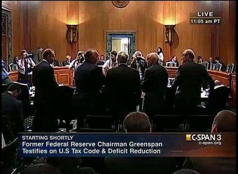 Alan Greenspan on Corporate and Wealthy Tax Rates, Debt, Fiscal Policy (2011) part 1/3