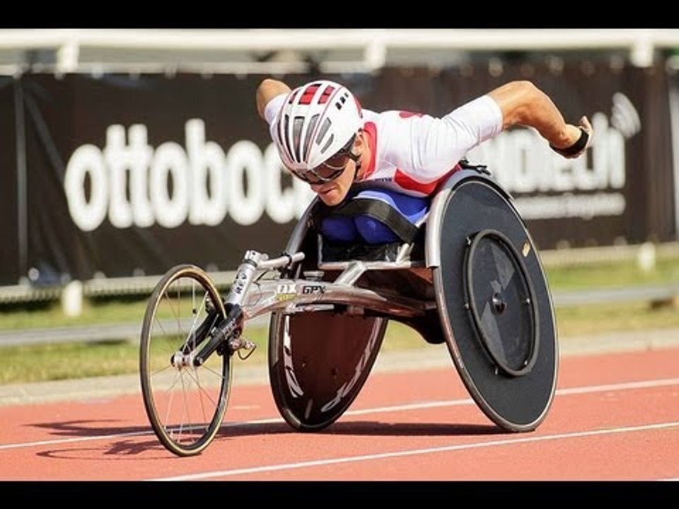 Athletics - men's 400m T53 semifinals 3 - 2013 IPC Athletics World Championships, Lyon