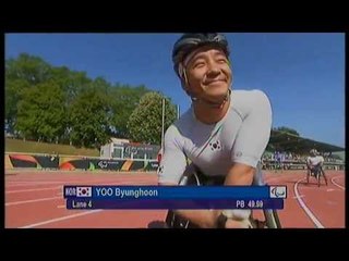 Athletics - men's 400m T53 semifinals 2 - 2013 IPC Athletics World Championships, Lyon