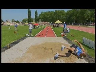 Athletics -  Andriy Onufriyenko - men's long jump T37/38 final  - 2013 IPC Athletics World C...