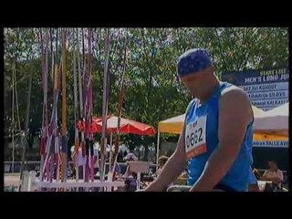 Athletics -  Cristiaan Du Plessis - men's javelin throw F57/58 final - 2013 IPC Athletics World...