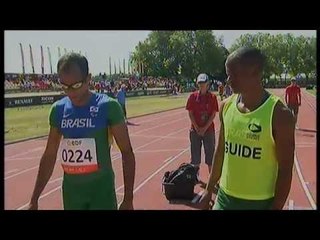 Athletics - men's 200 heat 2 T11 - 2013 IPC Athletics WorldChampionships, Lyon