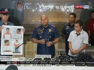 Mga parte ng baril at gagamitin umano sa planong pagpatay kay Pres. Duterte, nabisto