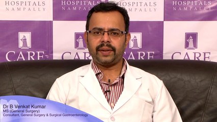 Dr. Venkat Kumar, General Surgeon, speaks about general surgeries at CARE Hospitals.