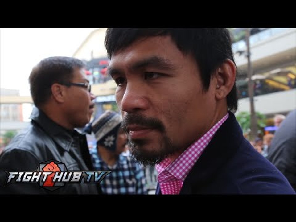 Manny Pacquiao feels he can beat Mayweather "God is w/me" Talks Cotto, Roach, Manny movie
