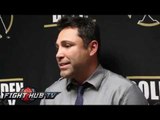 Oscar De La Hoya- Floyd Mayweather not giving fans what they want. Canelo still on May 2nd