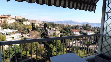 NICE OUEST - A VENDRE 2 pièces 52 m² - NAPOLEON 3 - Vue mer cap Ferrat