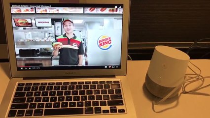 Burger King trolle Google Home