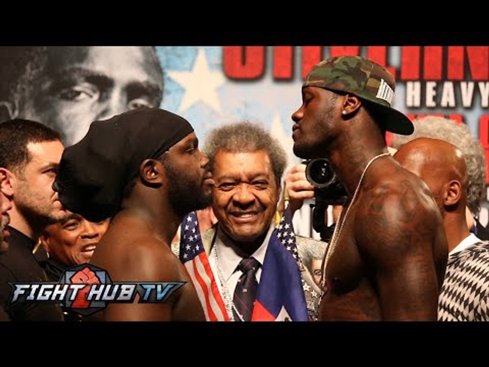 Bermane Stiverne vs. Deontay Wilder Full video- Full Weigh in & Face Off