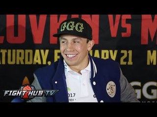 Gennady Golovkin vs. Martin Murray- full video- Golovkin LA media lunch