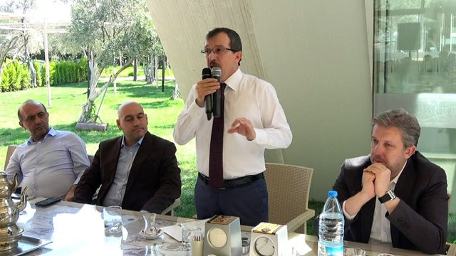 TBMM KİT Komisyon Başkanı ve AK Parti Manisa Milletvekili Uğur Aydemir Akhisar'da esnaf oda başkanları ve yönetim kurulu üyeleri ile buluştu